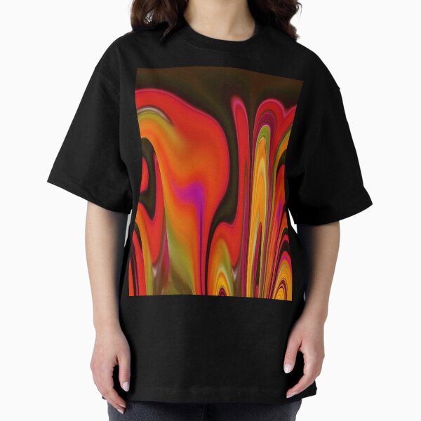 Colour Splash 2 by Adelaide Artist Avril Thomas Oversized T-Shirt