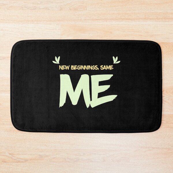 Item preview, New beginnings, same me.Cute Spring Quote designed and sold by Quotes ⭐⭐⭐⭐⭐.