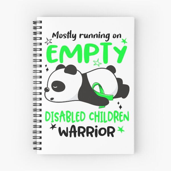 Item preview, Disabled Children Awareness - Mostly Running On Empty Disabled Children Warrior designed and sold by Hilten.
