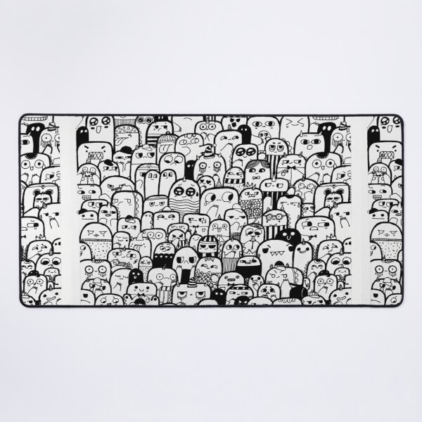 Item preview, Kawaii doodle art monsters designed and sold by MariiaCreation.