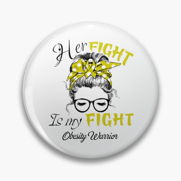 Item preview, Obesity Awareness - Her Fight is my Fight - Support Obesity Gifts designed and sold by Aaron309.
