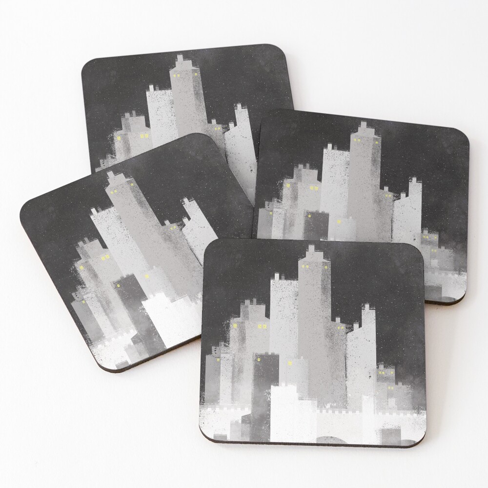 Item preview, Coasters (Set of 4) designed and sold by SLUGDRAWS.