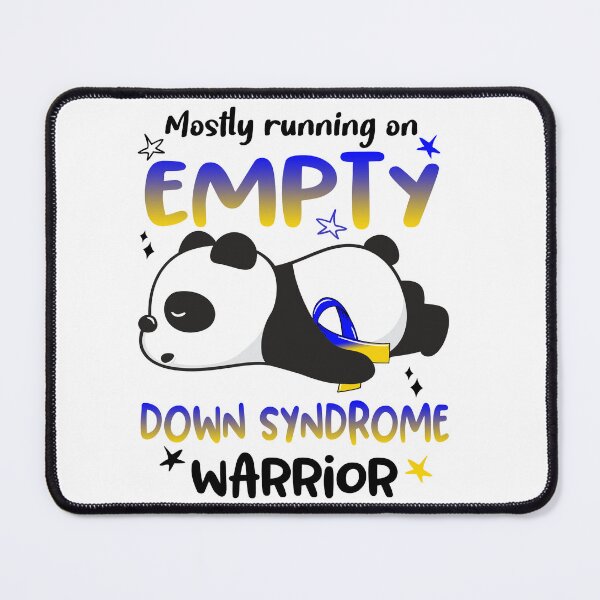 Item preview, Down Syndrome Awareness - Mostly Running On Empty Down Syndrome Warrior designed and sold by Hilten.