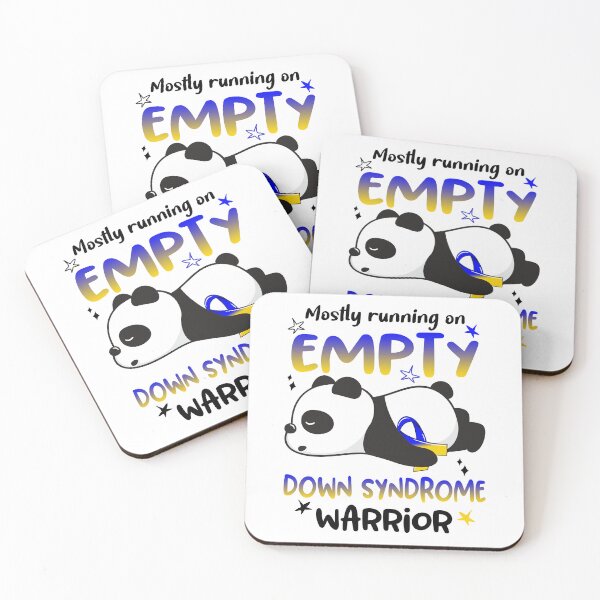 Item preview, Down Syndrome Awareness - Mostly Running On Empty Down Syndrome Warrior designed and sold by Hilten.