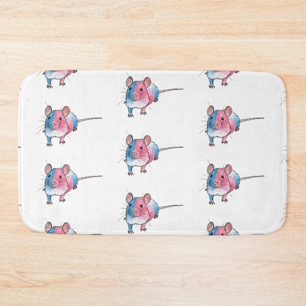 Item preview, Transgender mouse trans pride rat designed and sold by kylepeterart.
