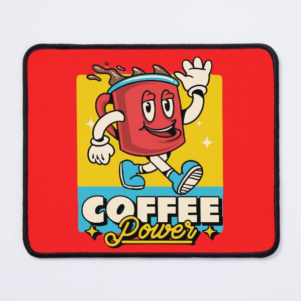 Item preview, New handmade unique Coffee power print t-shirt design designed and sold by VisionArtist Ca.