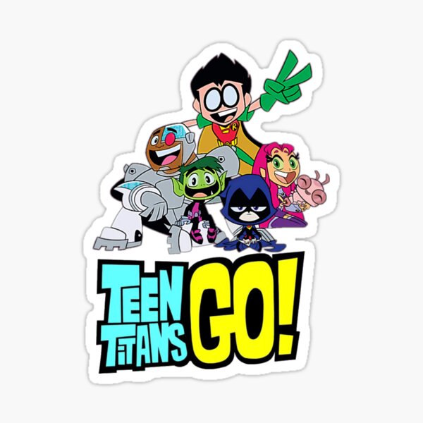 Teen Titans Go Smashed Wall Sticker Crack Superhero Kids Bedroom Decal Gift