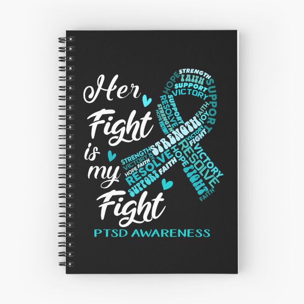 Item preview, PTSD Warrior, Her Fight is my Fight PTSD Awareness designed and sold by Greggwillard.