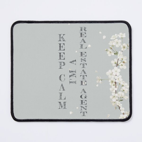 Item preview, Keep Calm I'm A Real Estate Agent - Funny Real Estate Agent Quote Gift Idea For Men and Womens designed and sold by Mmmm3344.