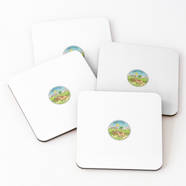 Item preview, Kentucky | KY Illustrated Badge | Retro Vintage | Nature designed and sold by AtlasCreativeCo.