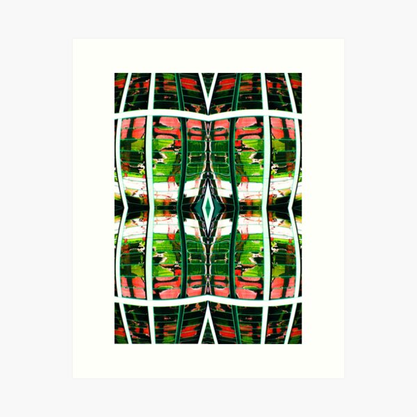 Red and Green Reflections by Avril Thomas, Adelaide Artist Art Print