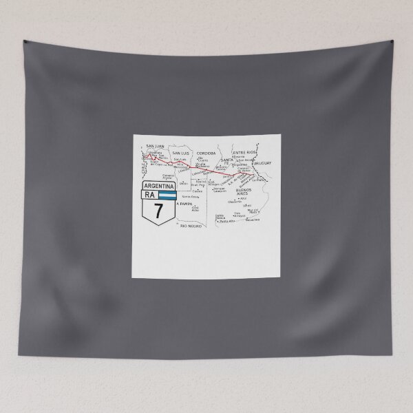 Item preview, National Route 7 is a road in Argentina. designed and sold by BaZaar from TakE a LooK.
