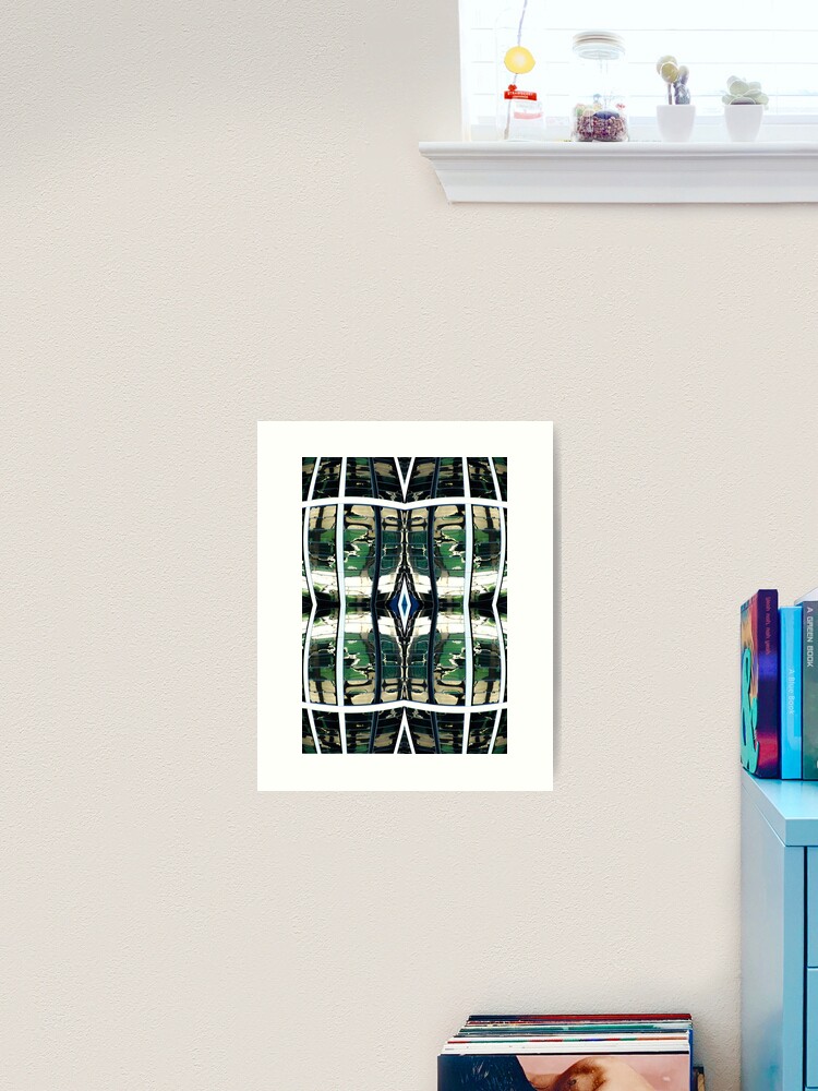 Thumbnail 1 of 3, Art Print, Green Reflections by Adelaide Artist Avril Thomas designed and sold by AvrilThomasart.