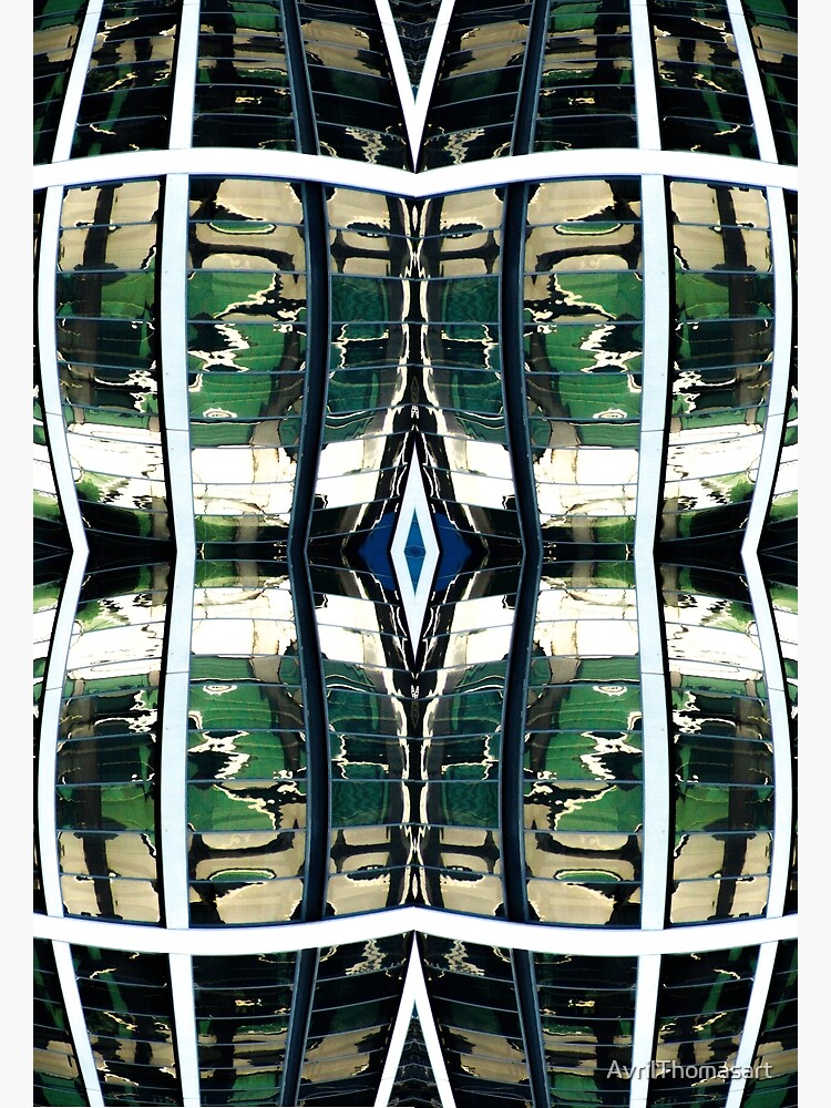 Thumbnail 3 of 3, Art Print, Green Reflections by Adelaide Artist Avril Thomas designed and sold by AvrilThomasart.