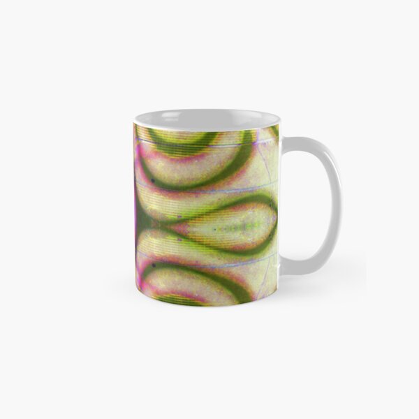 Deviation in Pink and Green by Adelaide Artist Avril Thomas Classic Mug