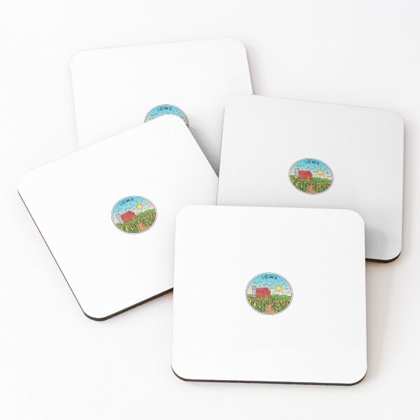 Item preview, Iowa | IA Illustrated Badge | Retro Vintage | Nature designed and sold by AtlasCreativeCo.