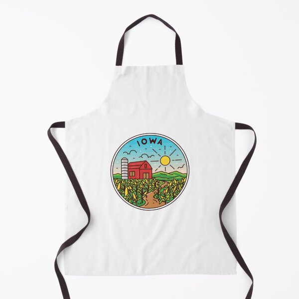 Item preview, Iowa | IA Illustrated Badge | Retro Vintage | Nature designed and sold by AtlasCreativeCo.