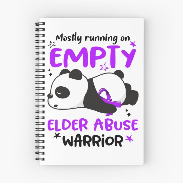Item preview, Elder Abuse Awareness - Mostly Running On Empty Elder Abuse Warrior designed and sold by Hilten.