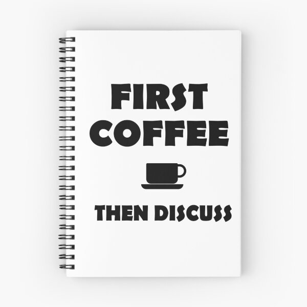 Item preview, First Coffee Then Discuss designed and sold by Inspirationmotivation.