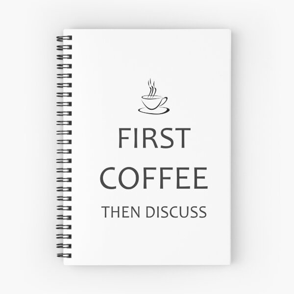 Item preview, First Coffee Then Discuss designed and sold by Inspirationmotivation.