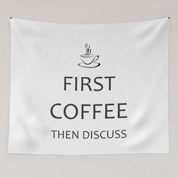 Item preview, First Coffee Then Discuss designed and sold by Inspirationmotivation.