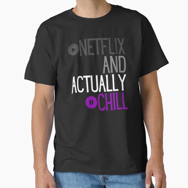 Item preview, Netflix and Actually Chill. Asexual Pride designed and sold by Subtle Pride Shop.