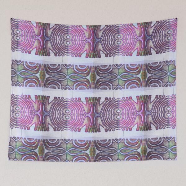 Item preview, Pink and Green Abstract by Adelaide Artist Avril Thomas designed and sold by AvrilThomasart.