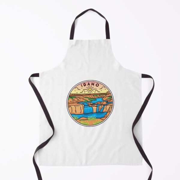 Item preview, Idaho | ID Illustrated Badge | Retro Vintage | Nature designed and sold by AtlasCreativeCo.