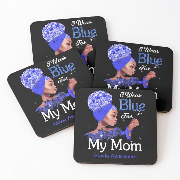 Item preview, Ataxia Awareness Black Girl I Wear Blue For My Mom designed and sold by tenjun16.