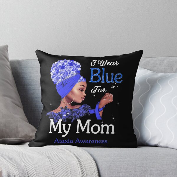 Item preview, Ataxia Awareness Black Girl I Wear Blue For My Mom designed and sold by tenjun16.
