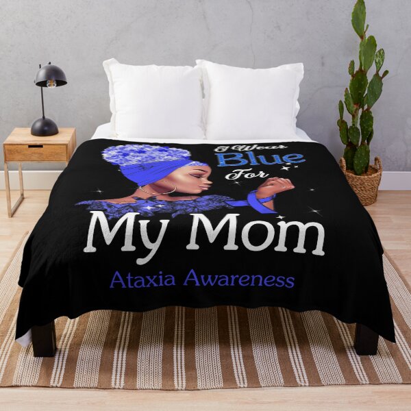 Item preview, Ataxia Awareness Black Girl I Wear Blue For My Mom designed and sold by tenjun16.