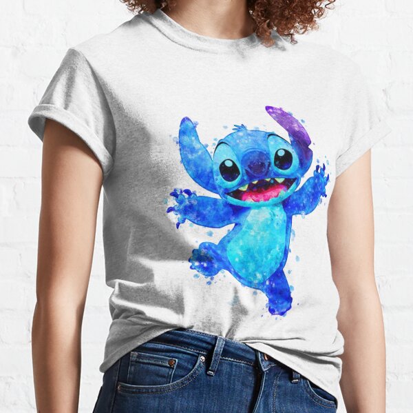 Camiseta Feminina Lilo E Stitch Tshirt Stitch Triste 23