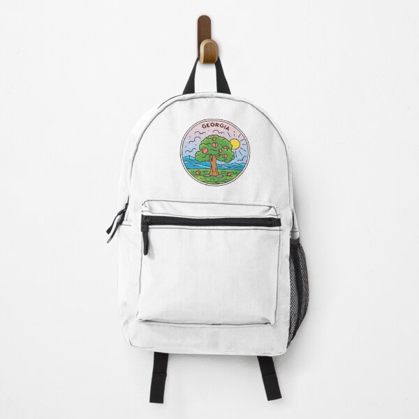 Item preview, Georgia | GA Illustrated Badge | Retro Vintage | Nature designed and sold by AtlasCreativeCo.