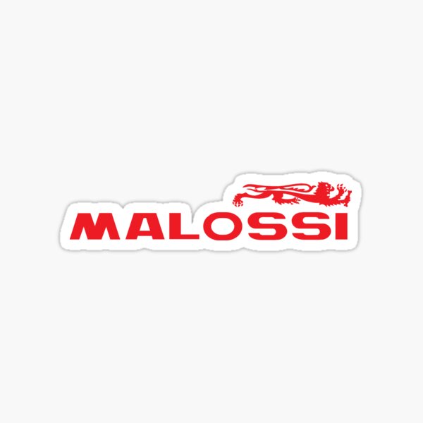 Mini Sticker Sheet Malossi red/black/white 11x16,8cm - RADICAL-RPM S.L.U.