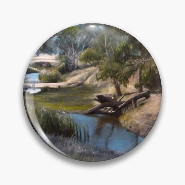 Item preview, The Creek - Oil Painting by Adelaide Artist Avril Thomas designed and sold by AvrilThomasart.