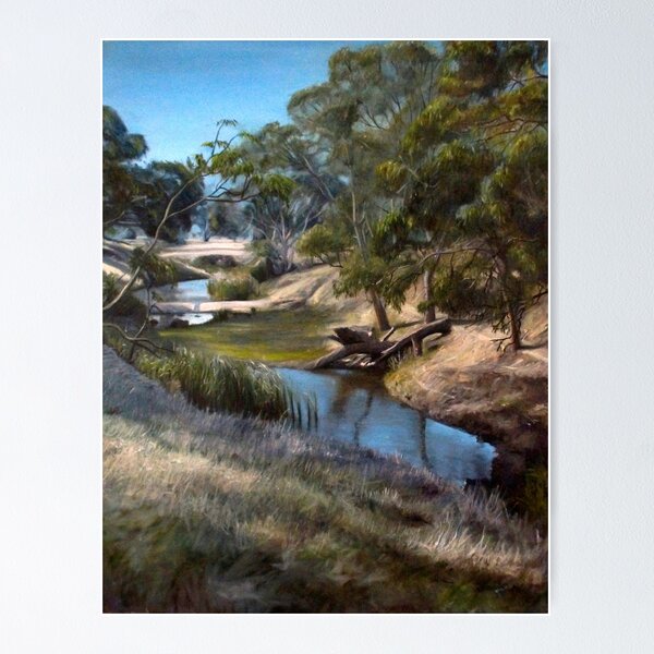 Item preview, The Creek - Oil Painting by Adelaide Artist Avril Thomas designed and sold by AvrilThomasart.
