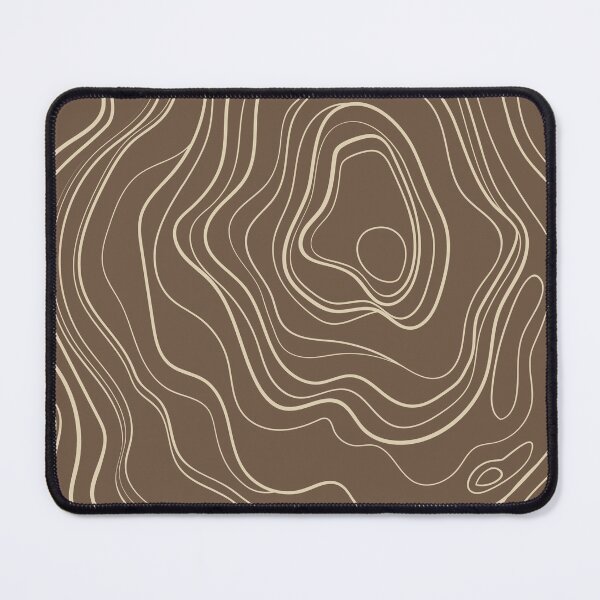 Item preview, Warm Tones Abstract Topography Aeasthetic Pattern designed and sold by zedonee.
