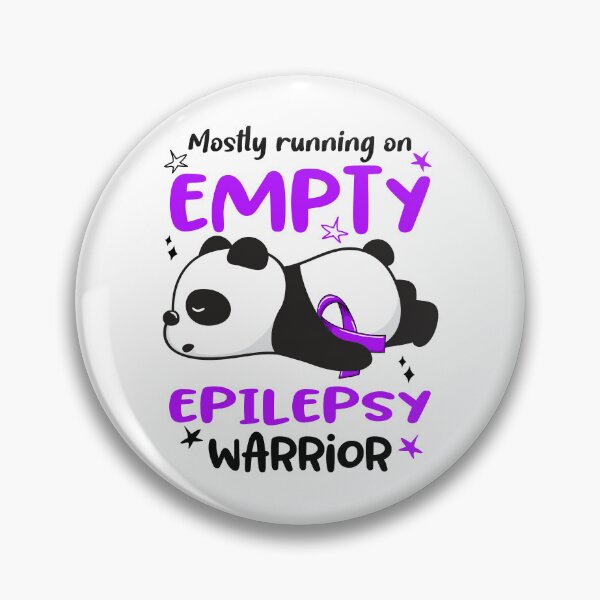Item preview, Epilepsy Awareness - Mostly Running On Empty Epilepsy Warrior designed and sold by Hilten.