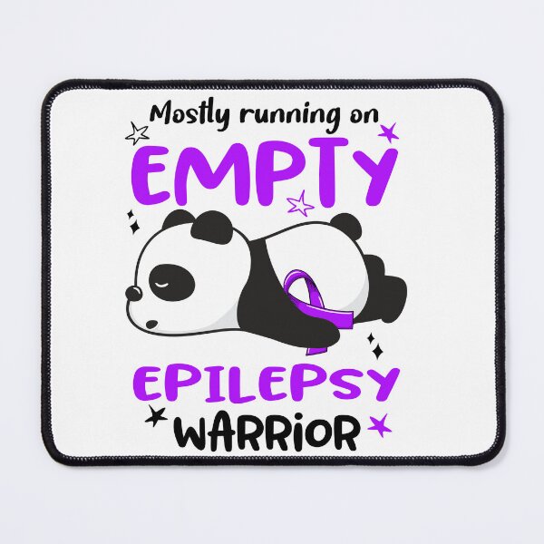 Item preview, Epilepsy Awareness - Mostly Running On Empty Epilepsy Warrior designed and sold by Hilten.