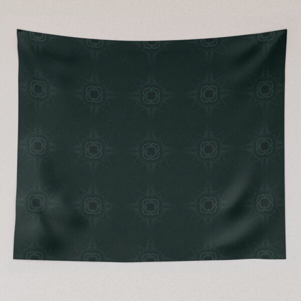 Item preview, Delicate flower petals inside night star in a forest designed and sold by Shape-And-Color.