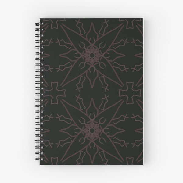 Item preview, Exploding star flower lineart flawlessly spreading in all directions designed and sold by Shape-And-Color.
