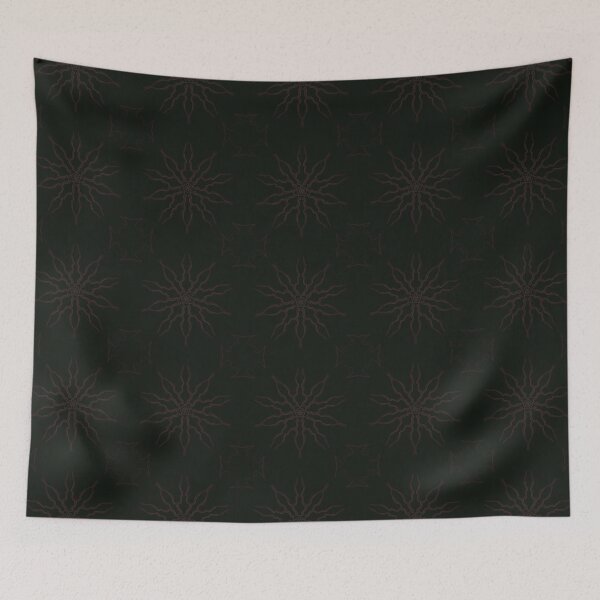 Item preview, Exploding sun with minimalistic flower outline designed and sold by Shape-And-Color.