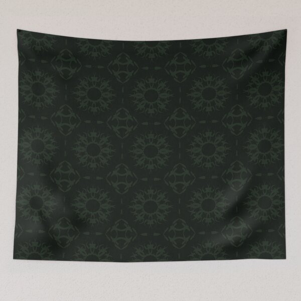Item preview, Flowery ornament stylized into a seamless pattern designed and sold by Shape-And-Color.