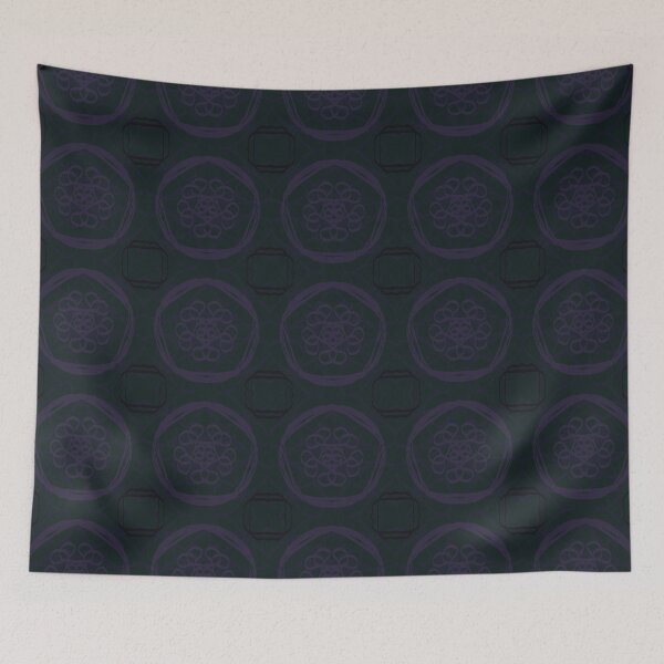 Item preview, Mandala inspired abstract seamless flower designed and sold by Shape-And-Color.