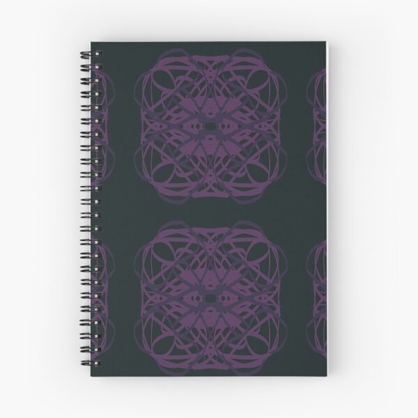 Item preview, Layered abstract flowers of orderly chaos designed and sold by Shape-And-Color.