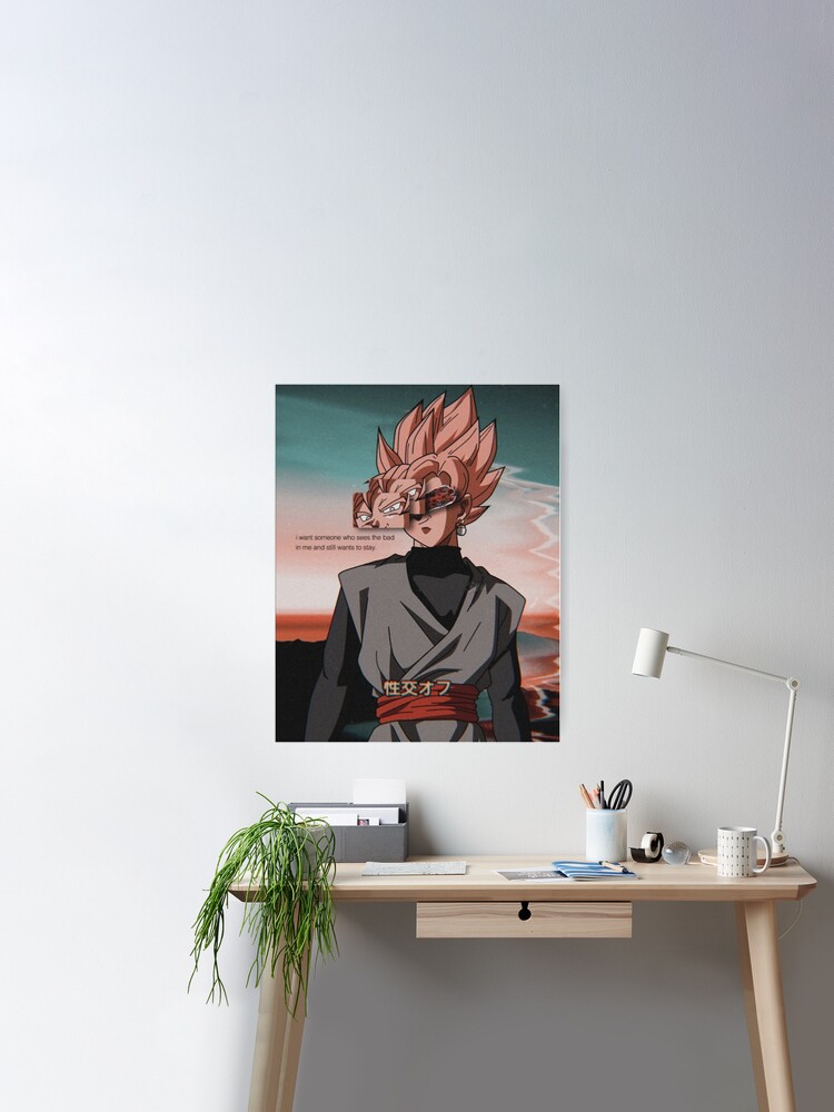 Goku Black SSR - Aesthetic Edit Poster for Sale by masihkenneth82