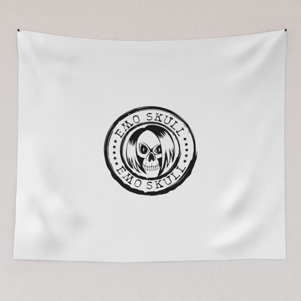 Item preview, Emo skull  designed and sold by yourworldusa.