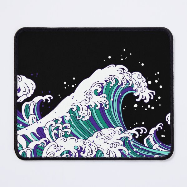 Item preview, Long Japanese Waves Vincian Male. Gay Men Pride designed and sold by Subtle Pride Shop.