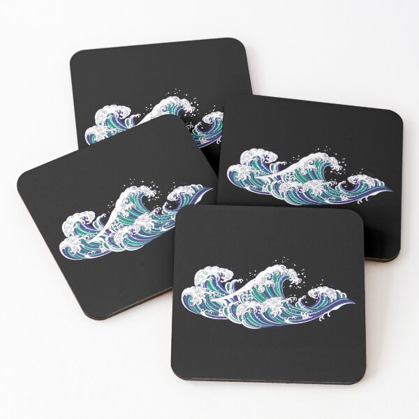 Item preview, Long Japanese Waves Vincian Male. Gay Men Pride designed and sold by Subtle Pride Shop.