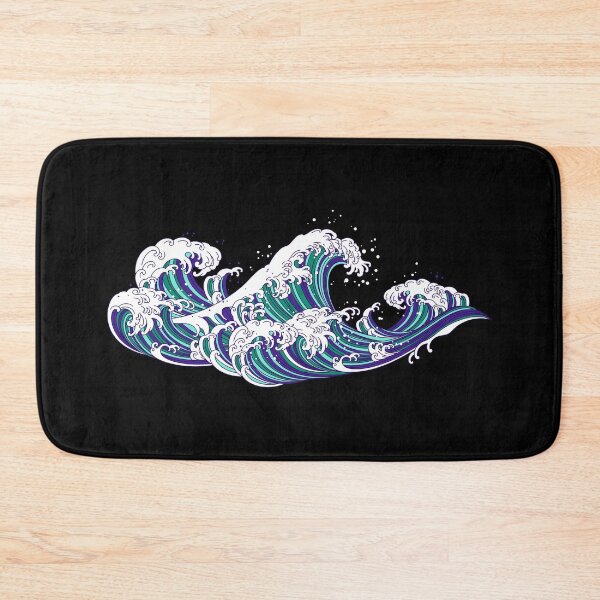 Item preview, Long Japanese Waves Vincian Male. Gay Men Pride designed and sold by Subtle Pride Shop.
